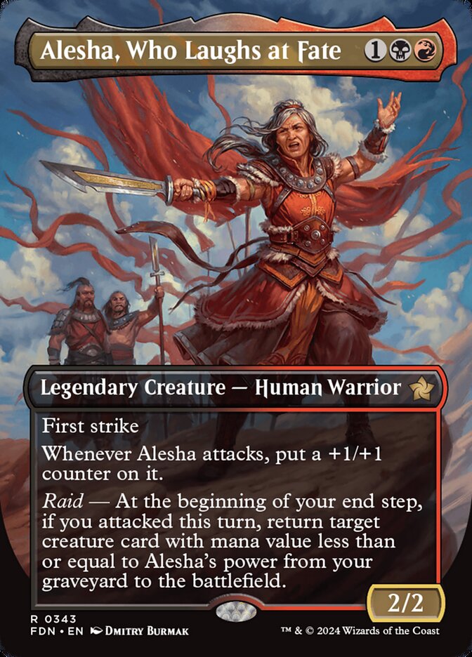 Alesha, Who Laughs at Fate Borderless