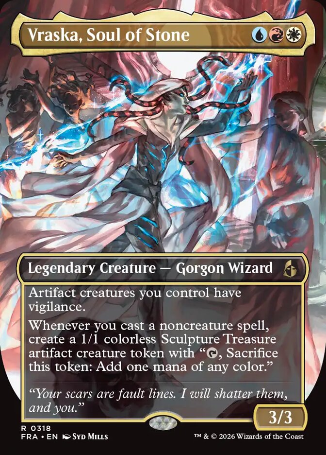 Vraska, Soul of Stone Borderless Echoed