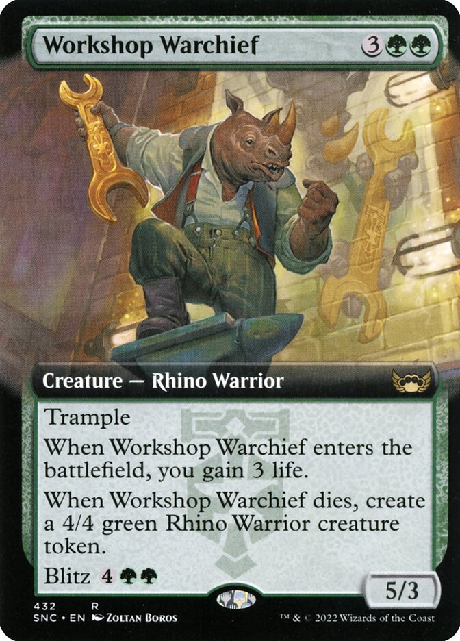 Workshop Warchief Extended Art Foil