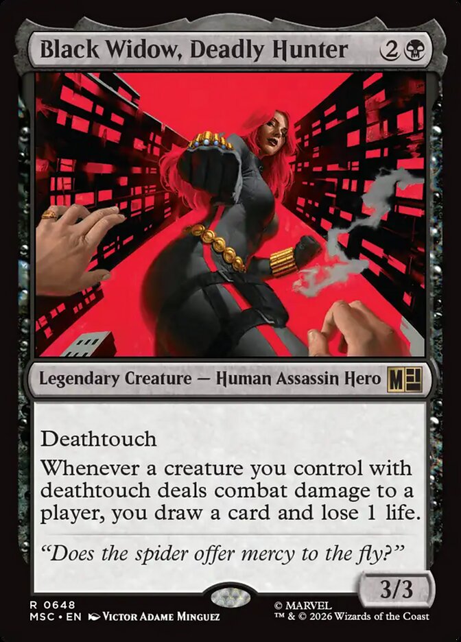 Black Widow, Deadly Hunter Foil