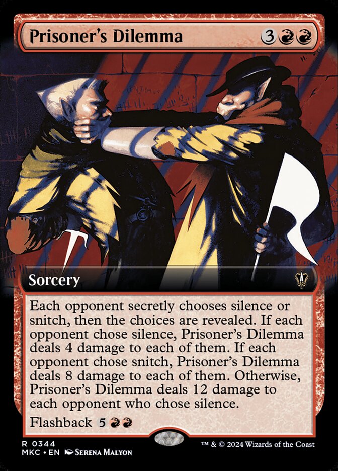 Prisoner's Dilemma Extended Art