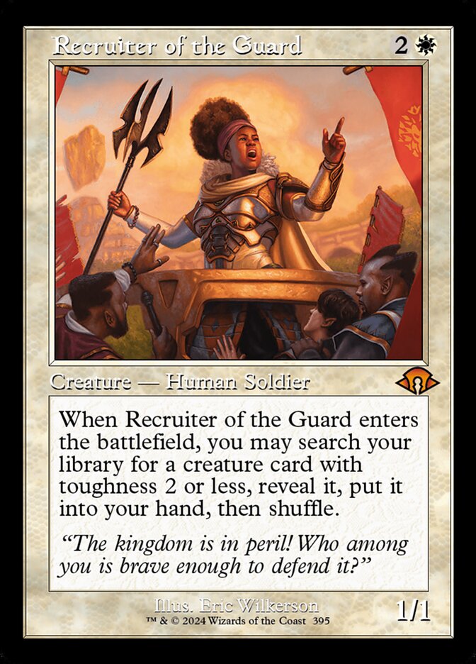 Recruiter of the Guard Retro Frame