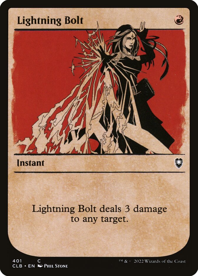 Lightning Bolt Showcase Foil