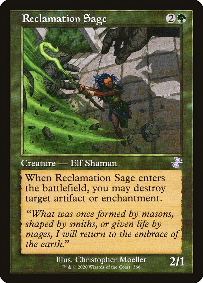 Reclamation Sage Old Frame