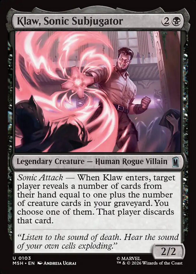 Klaw, Sonic Subjugator Foil