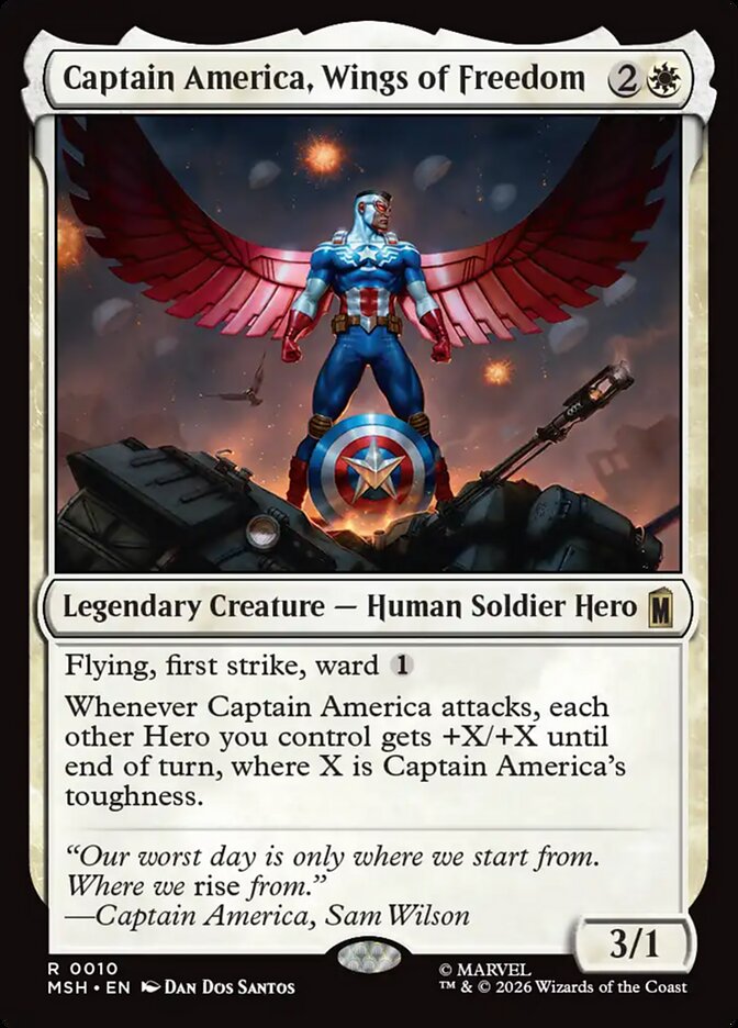 Captain America, Wings of Freedom Foil