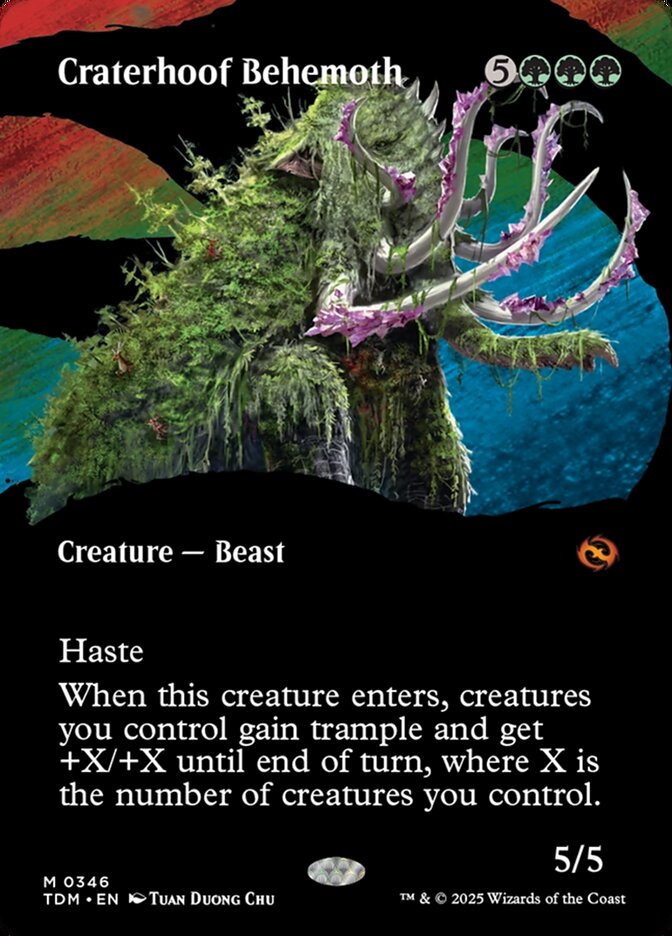 Craterhoof Behemoth Borderless