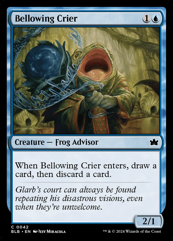 Bellowing Crier Foil