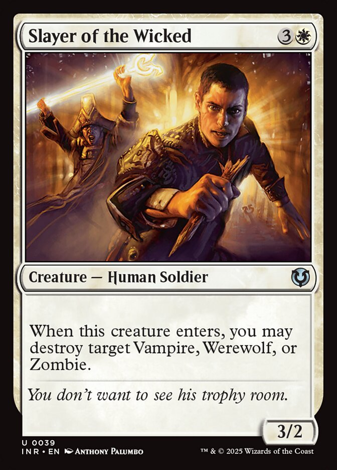 Slayer of the Wicked Foil