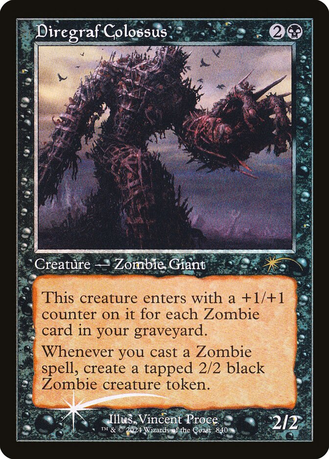 Diregraf Colossus Secret Lair Foil