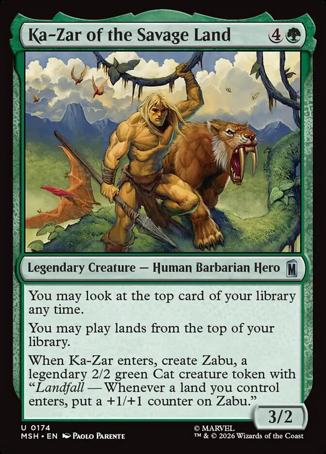 Ka-Zar of the Savage Land Foil