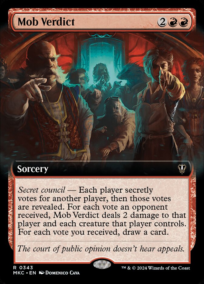 Mob Verdict Extended Art
