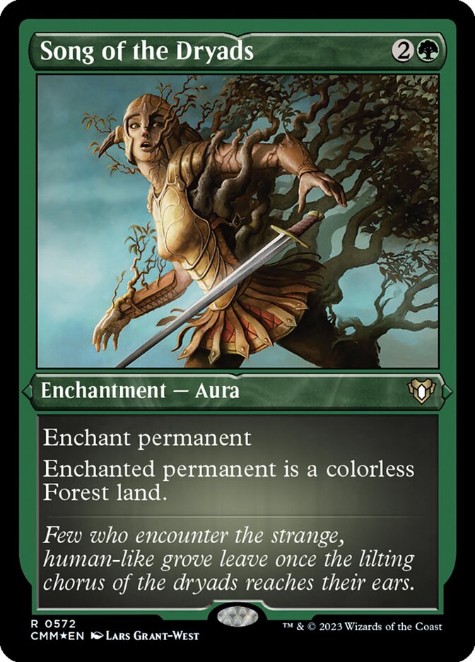 Song of the Dryads Etched Foil