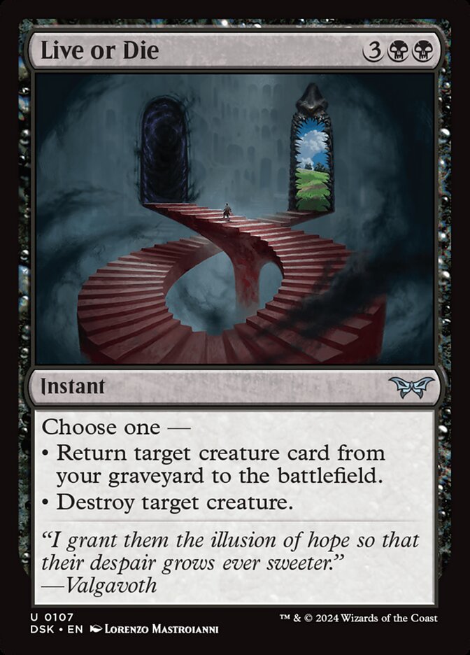Live or Die Foil
