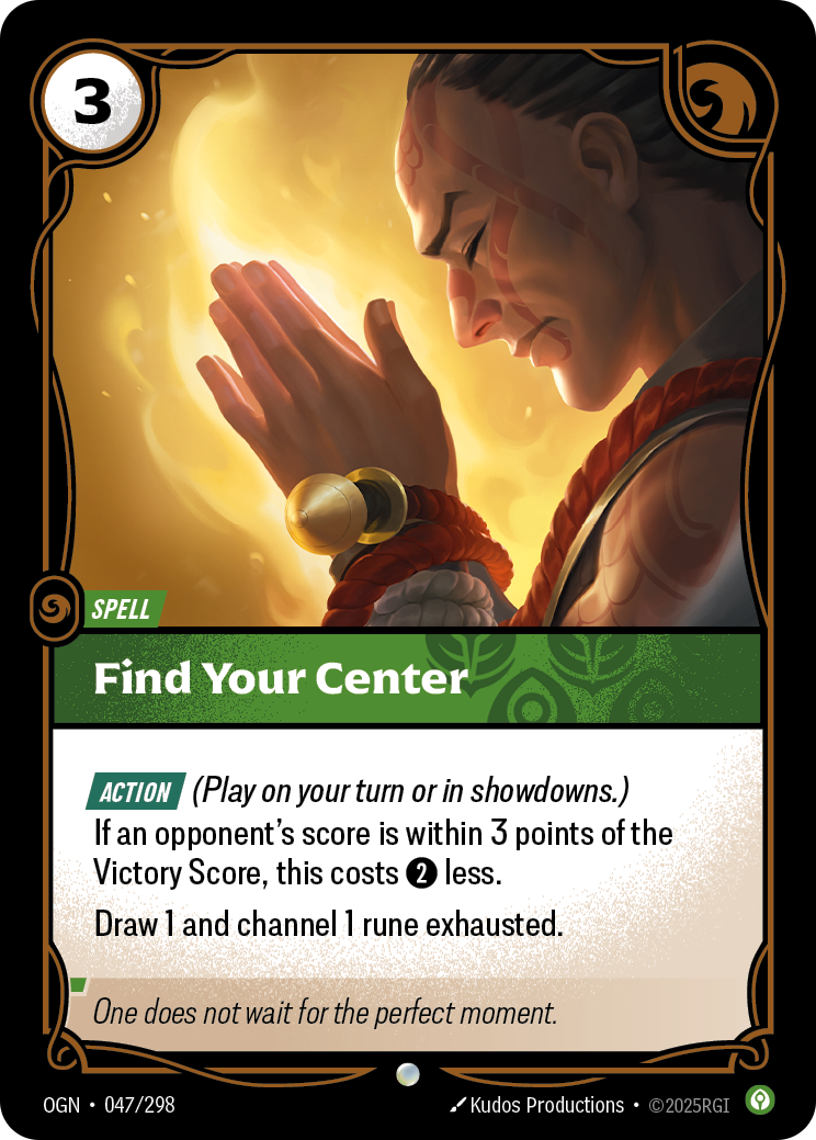 Find Your Center Foil