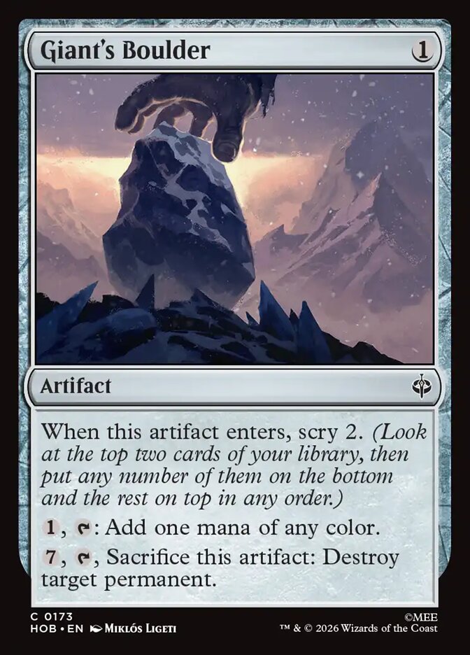 Giant's Boulder Foil