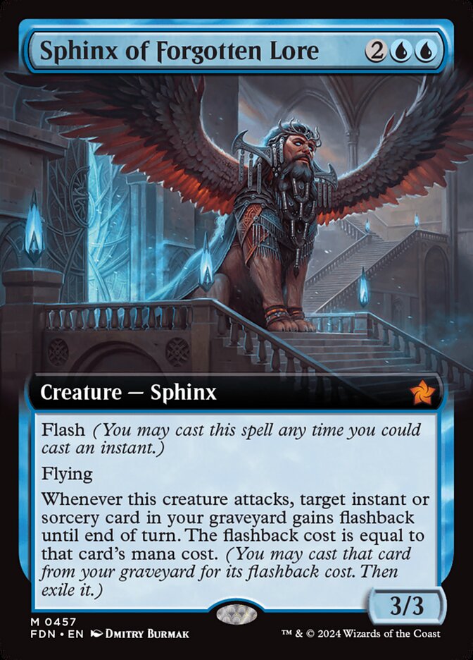 Sphinx of Forgotten Lore Extended Art