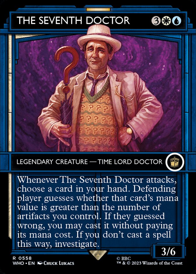 The Seventh Doctor Showcase Foil