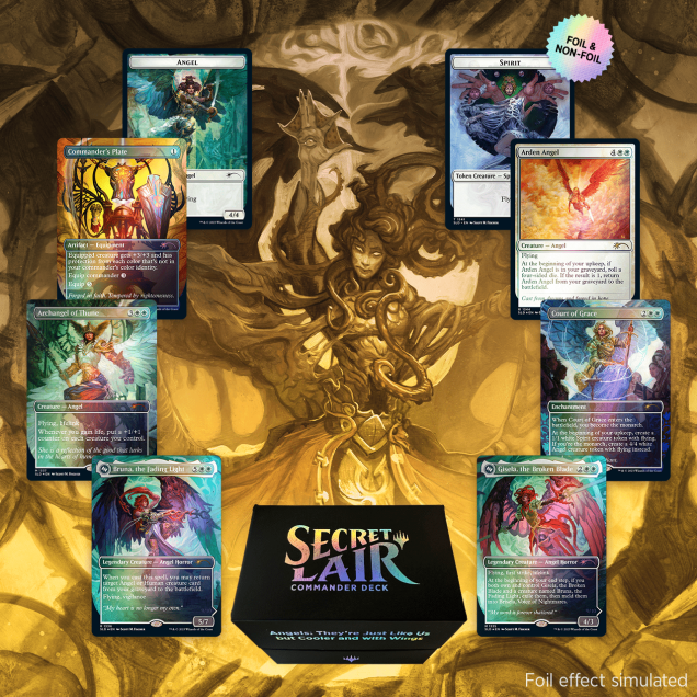 Secret Lair Commander Deck Angels: They're like us but coller and with wings
