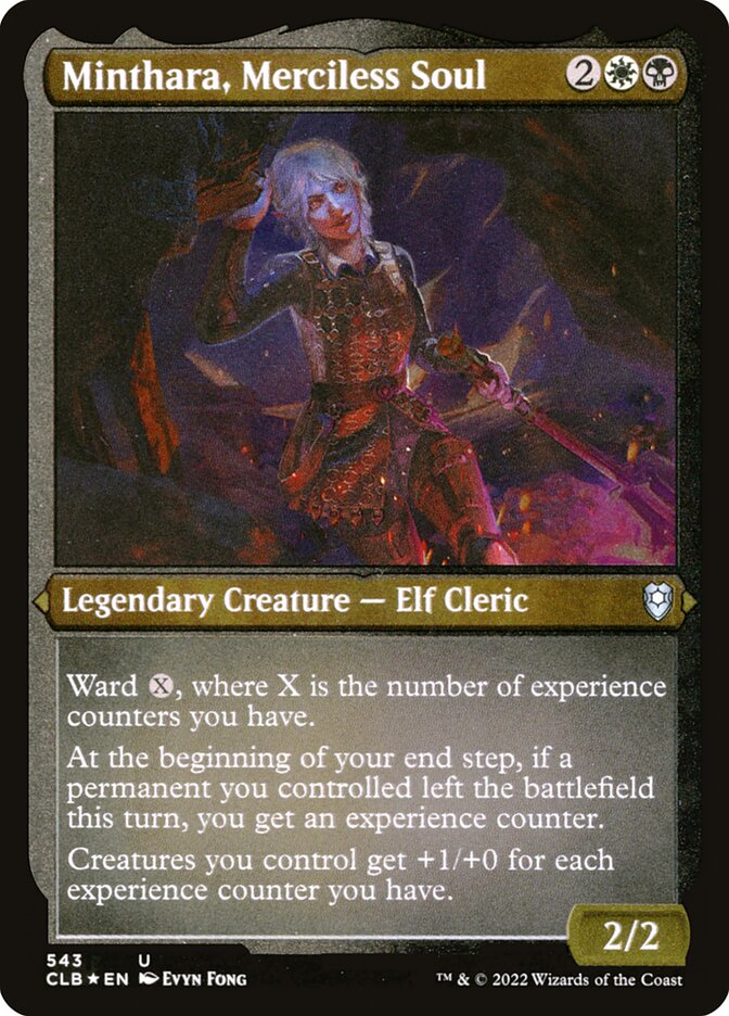 Minthara, Merciless Soul Etched Foil