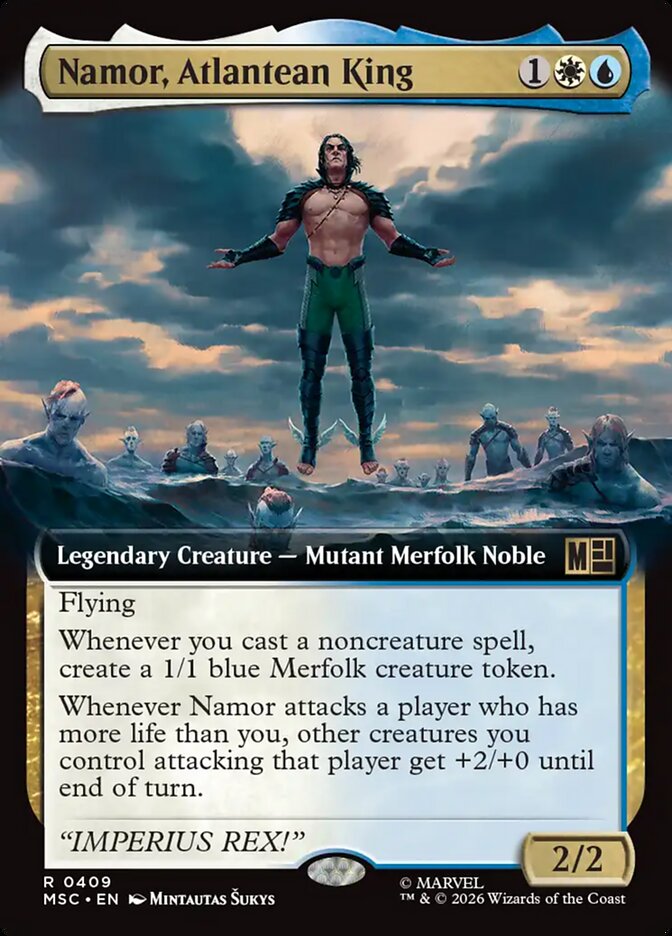 Namor, Atlantean King Extended Art