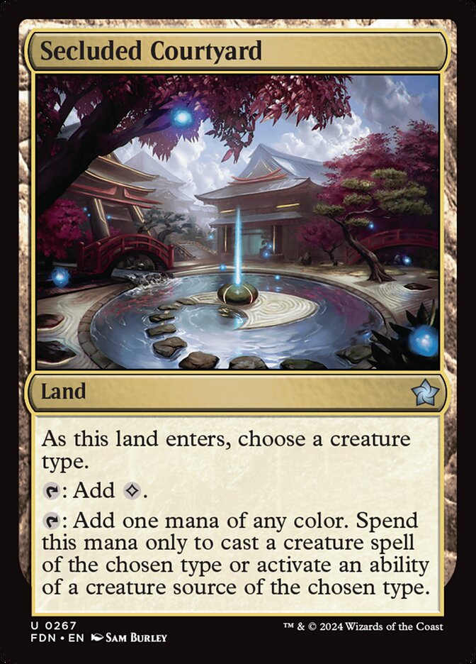 Secluded Courtyard Foil