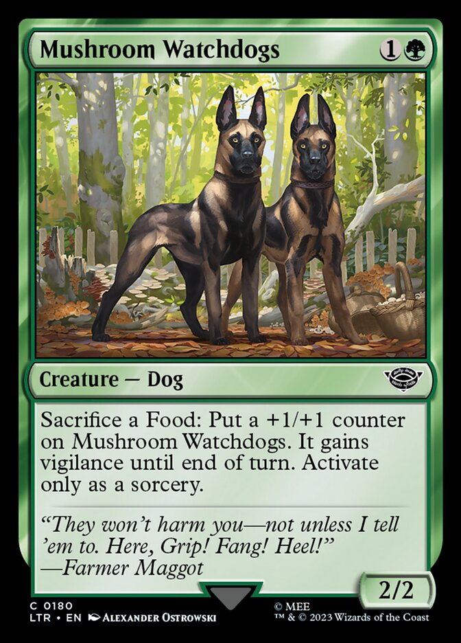 Mushroom Watchdogs Foil