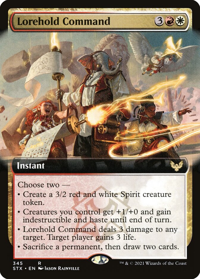 Lorehold Command Extended Art Foil