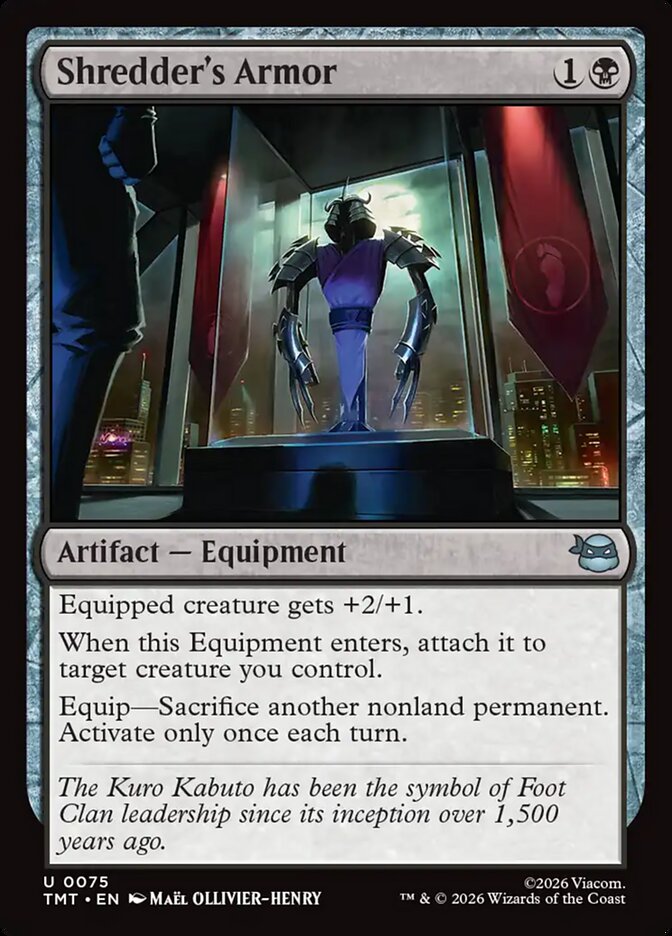 Shredder's Armor Foil