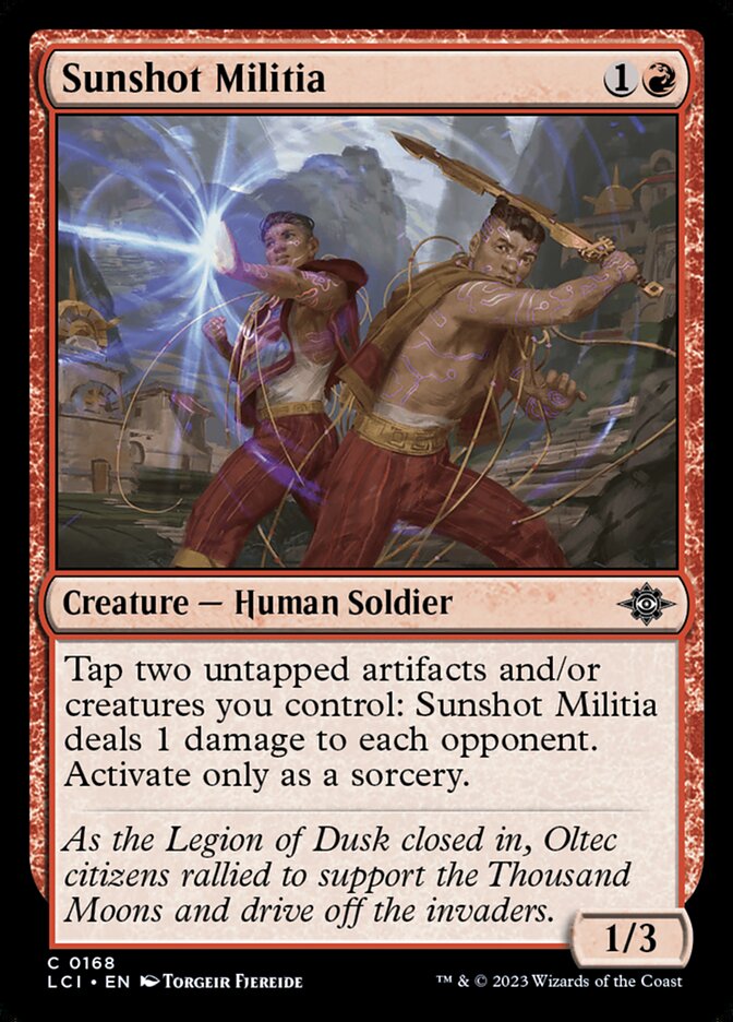 Sunshot Militia Foil