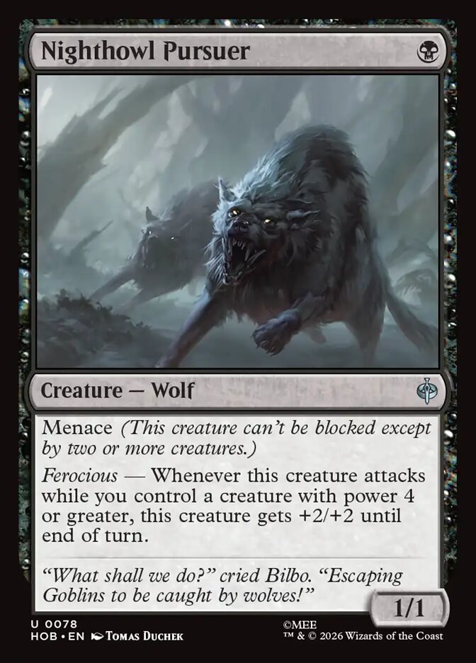 Nighthowl Pursuer Foil