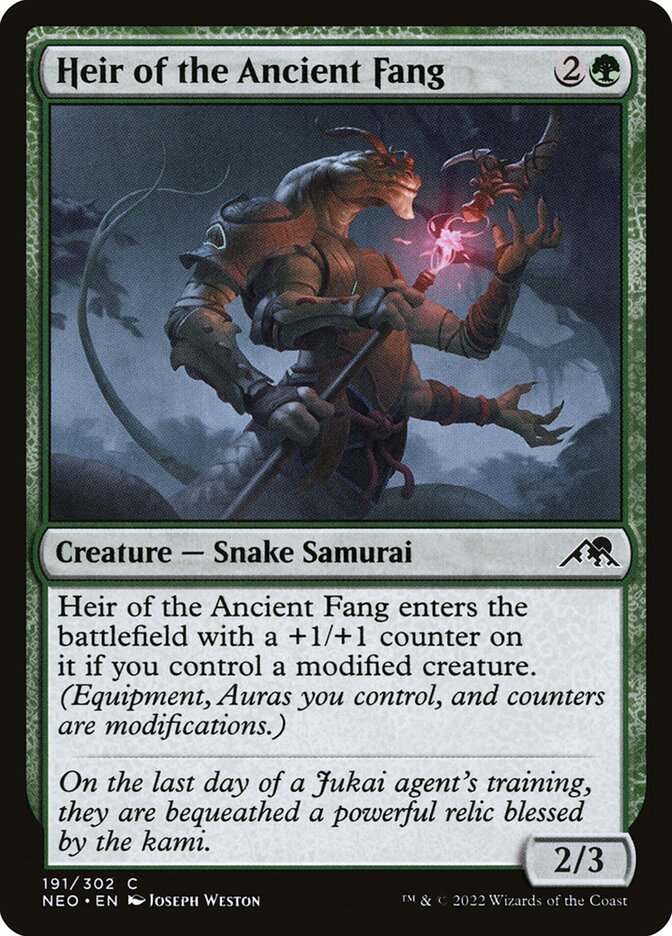 Heir of the Ancient Fang Foil