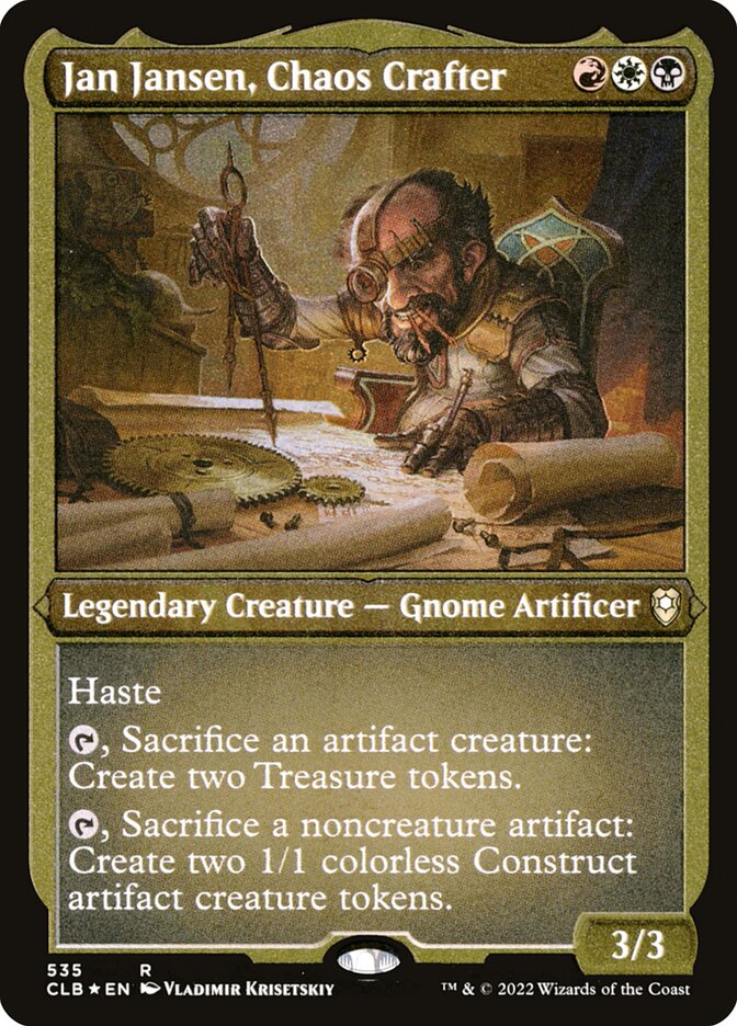 Jan Jansen, Chaos Crafter Etched Foil