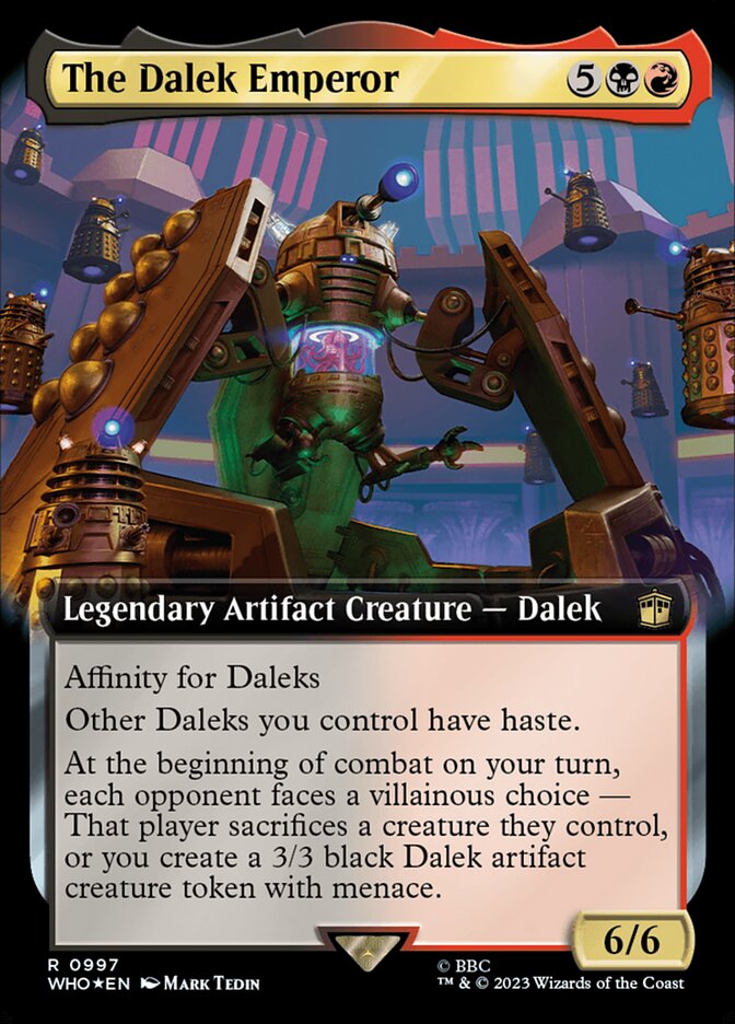The Dalek Emperor Surge Foil