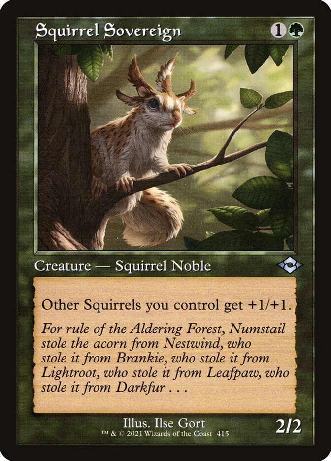 Squirrel Sovereign Old Frame Foil