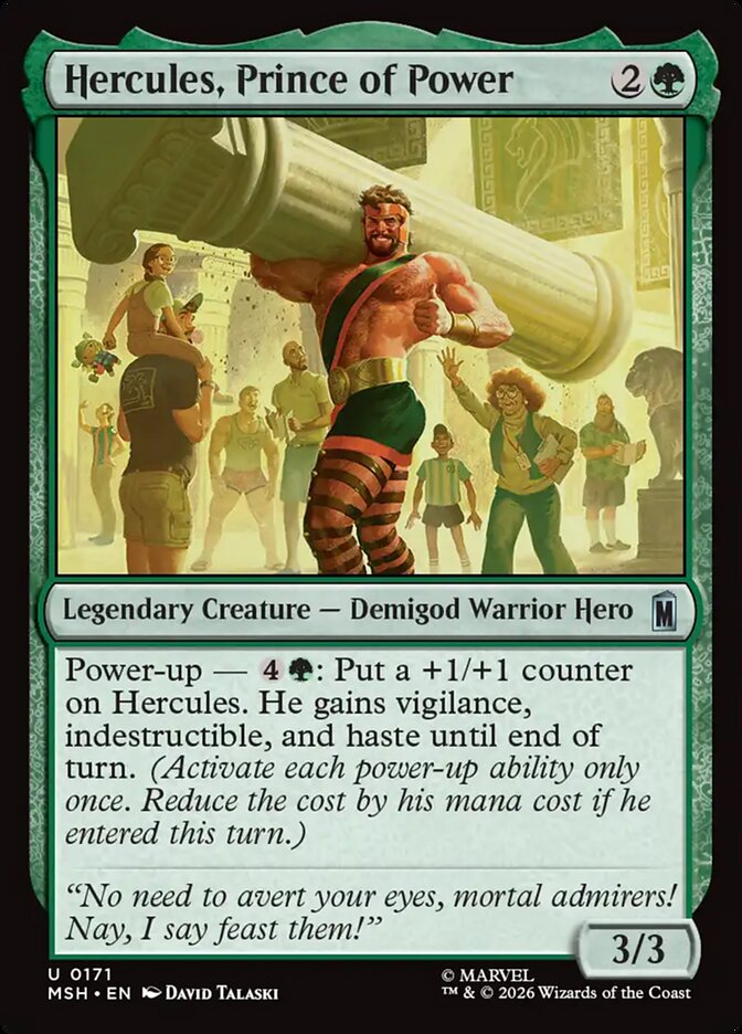 Hercules, Prince of Power Foil