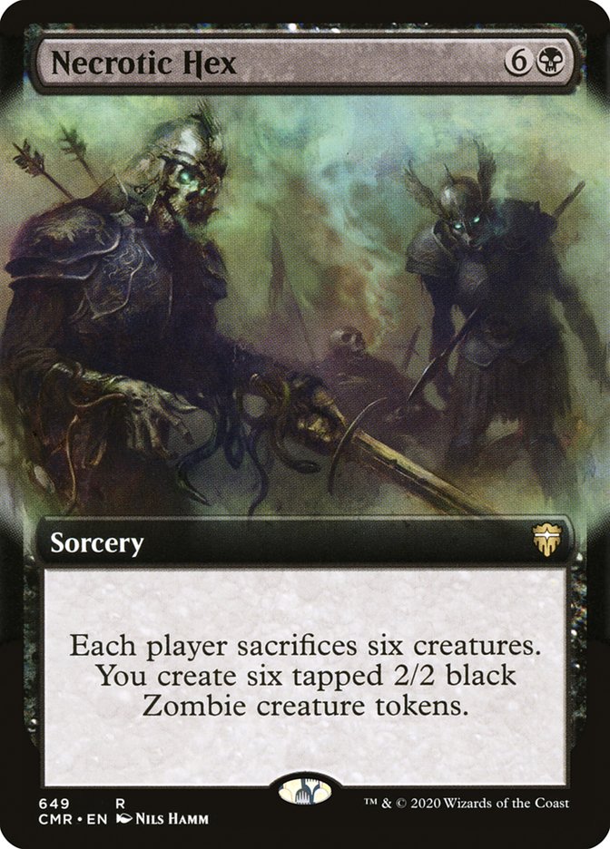 Necrotic Hex Extended Art