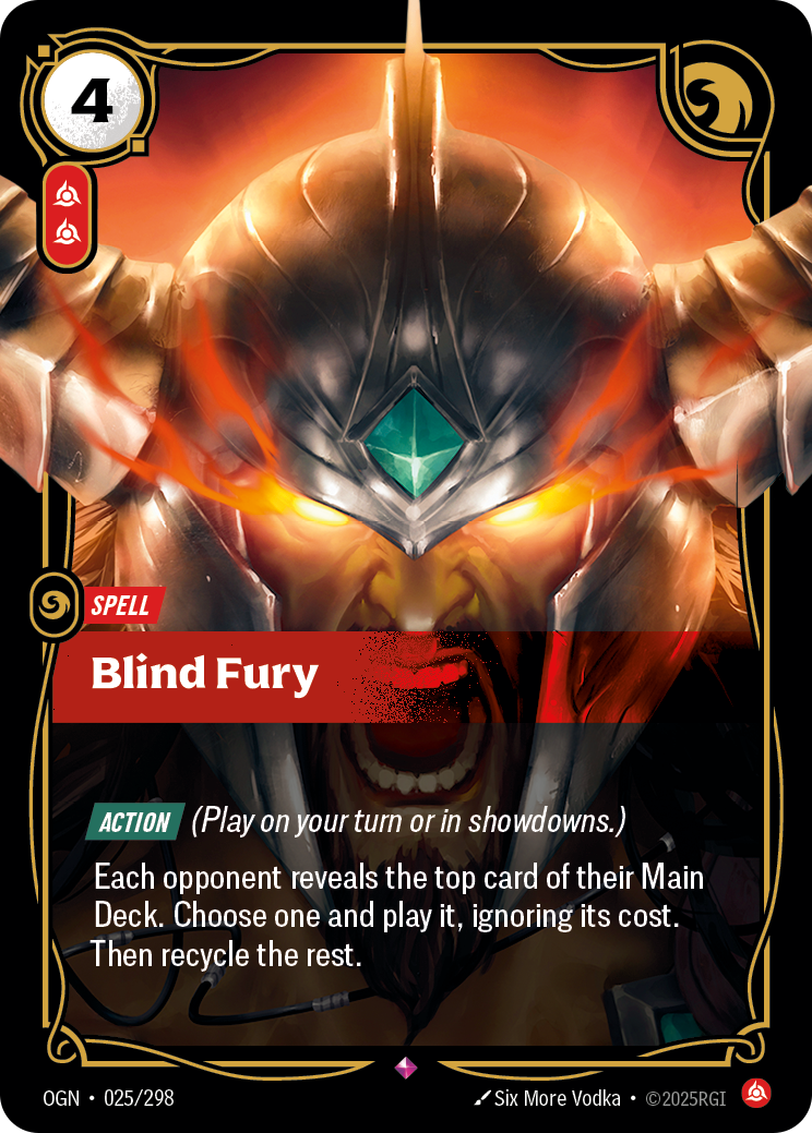 Blind Fury Foil