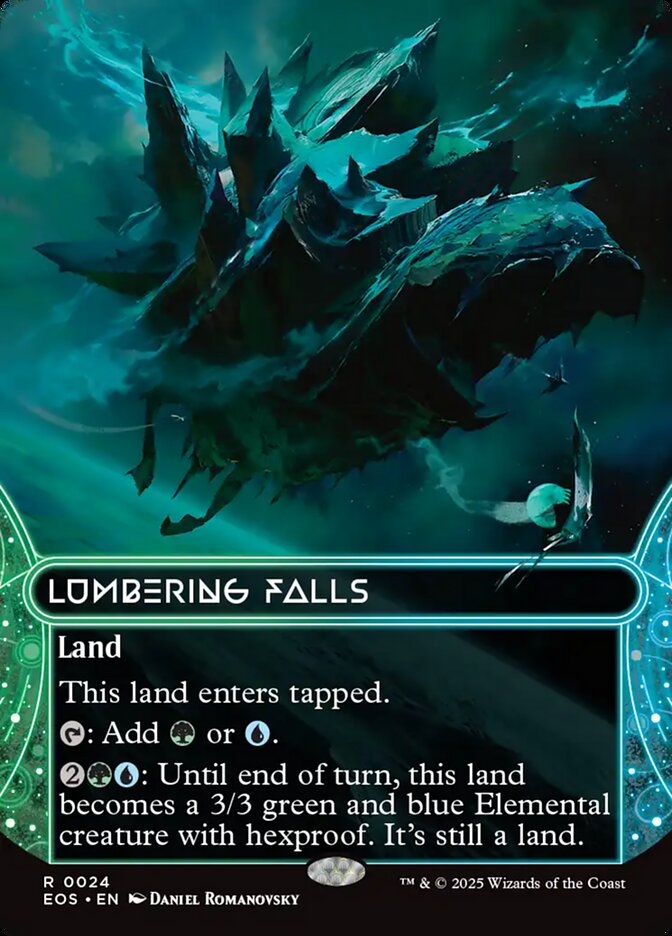 Lumbering Falls Borderless Stellar Sights