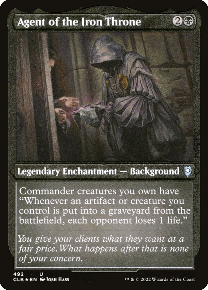 Agent of the Iron Throne Etched Foil