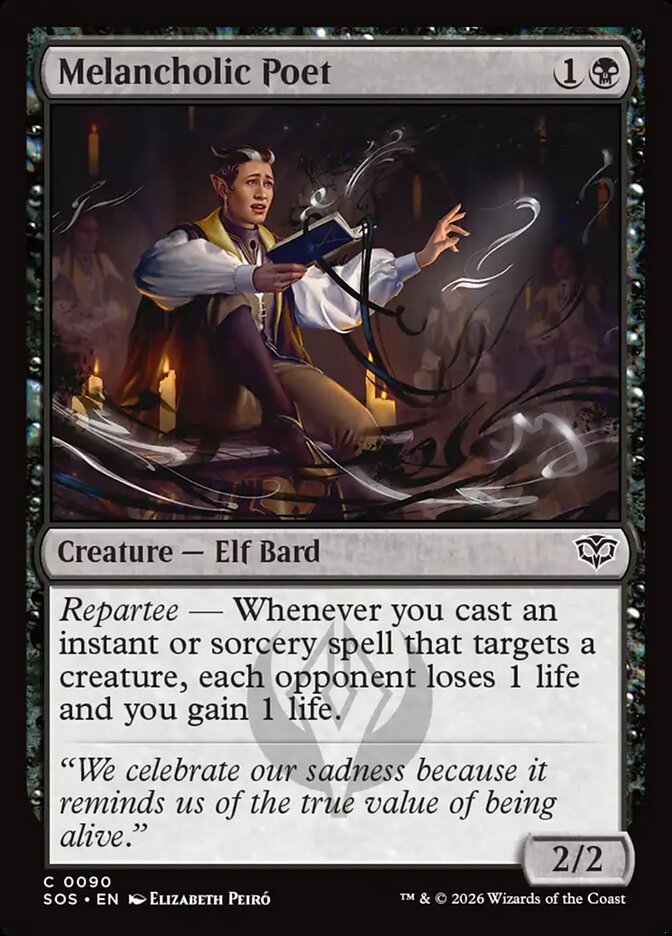 Melancholic Poet Foil