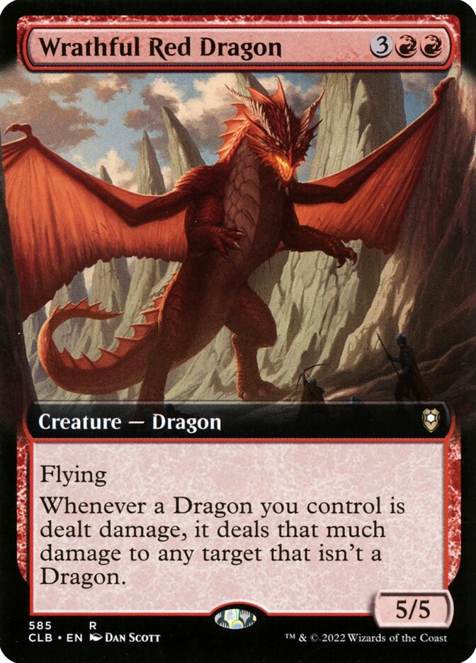 Wrathful Red Dragon Extended Art