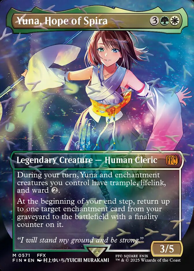 Yuna, Hope of Spira Chocobo Track Foil