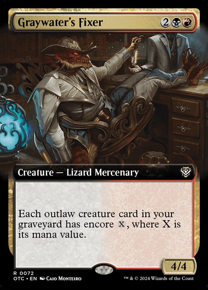 Graywater's Fixer Extended Art
