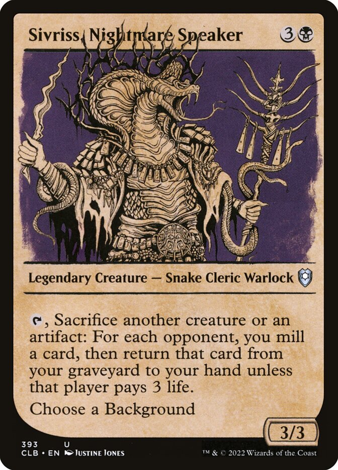 Sivriss, Nightmare Speaker Showcase Foil