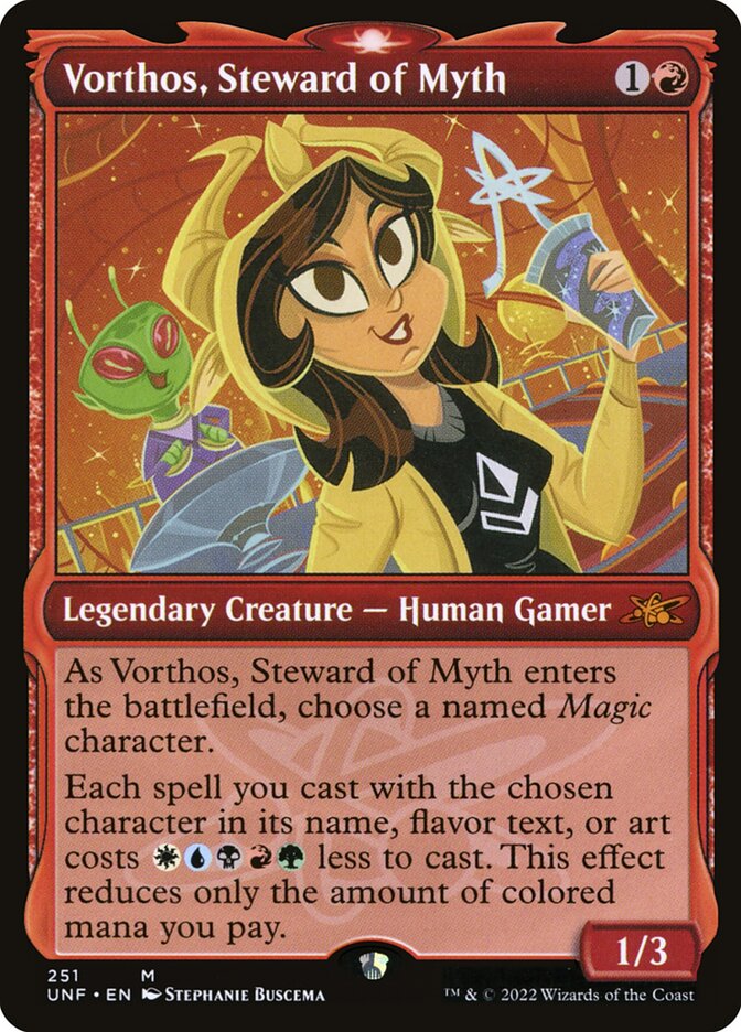 Vorthos, Steward of Myth Showcase Foil