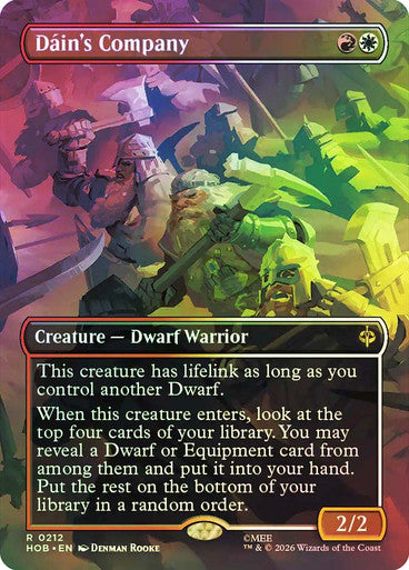 Dáin's Company Borderless Scene Foil