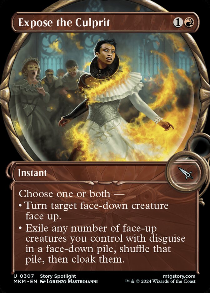 Expose the Culprit Showcase Foil