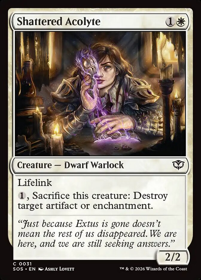 Shattered Acolyte Foil