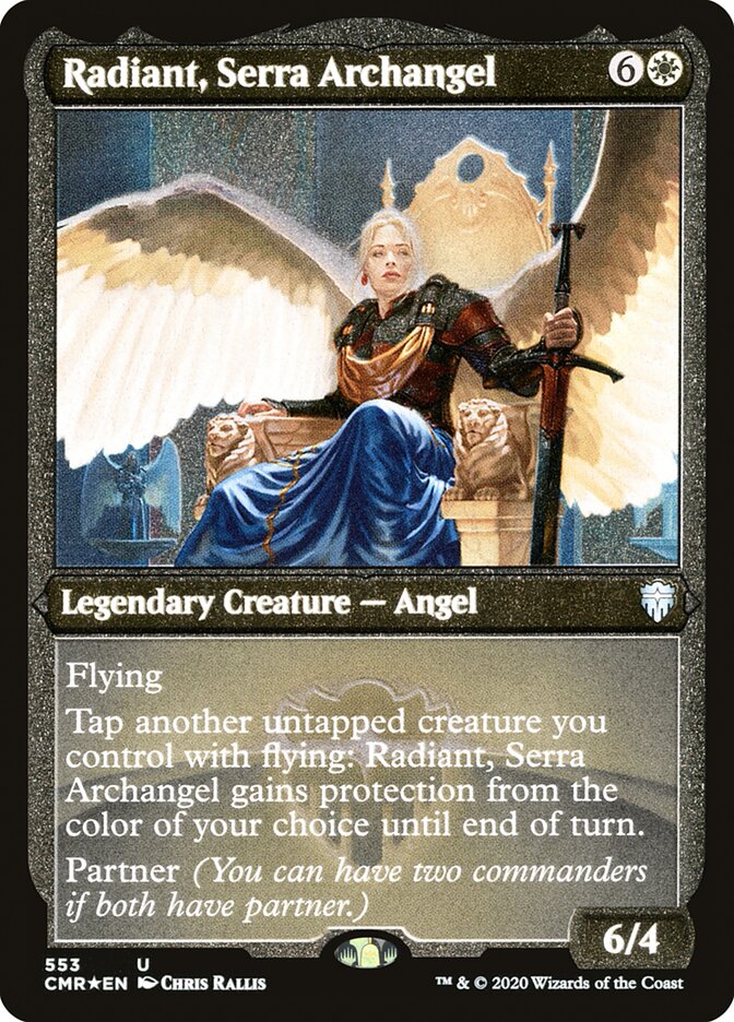 Radiant, Serra Archangel Etched Foil